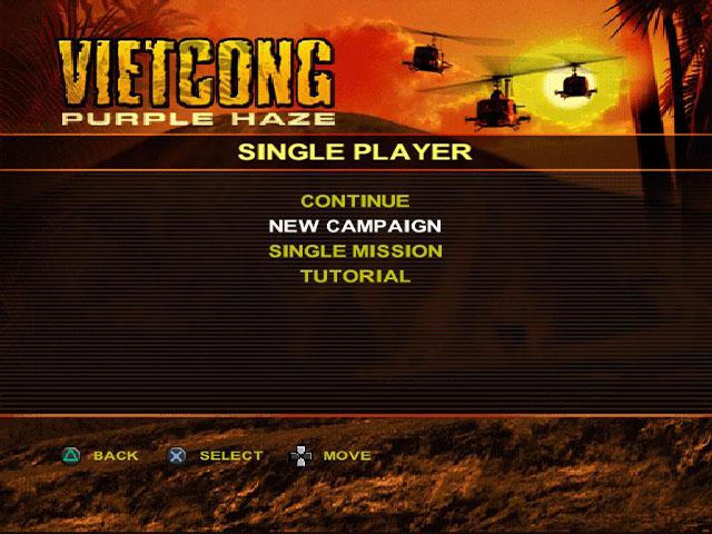 Vietcong : Purple Haze — Title screen