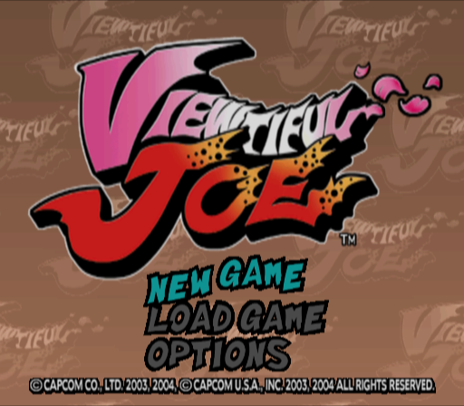 Viewtiful Joe — Title screen