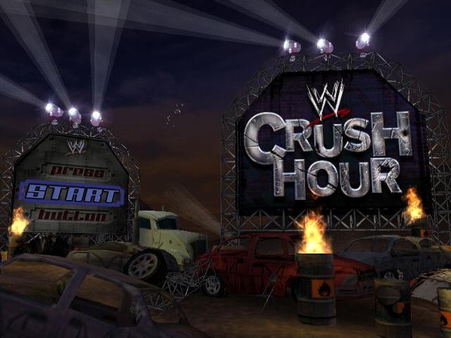 WWE Crush Hour — Title screen