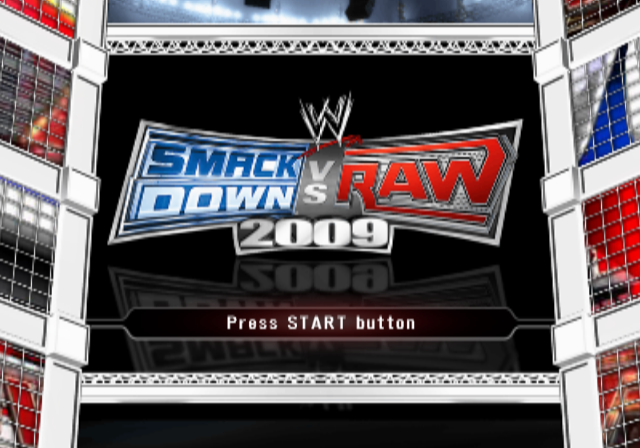 WWE SmackDown vs. Raw 2009 — Title screen