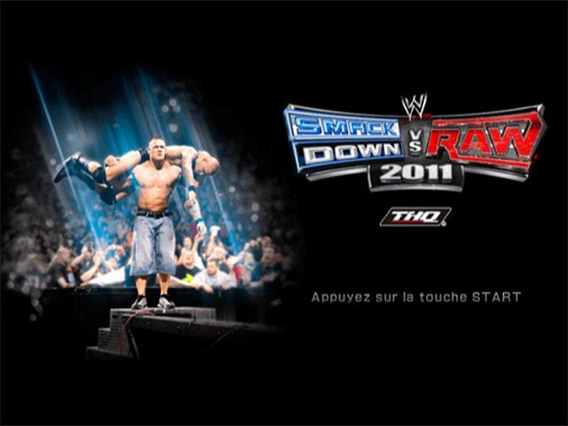 WWE SmackDown vs. Raw 2011 — Title screen