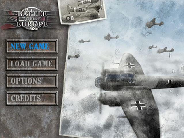 WWII : Battle over Europe — Title screen
