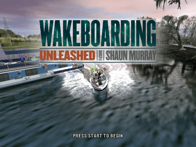 Wakeboarding Unleashed featuring Shaun Murray — Title screen