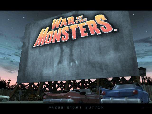War of the Monsters — Title screen