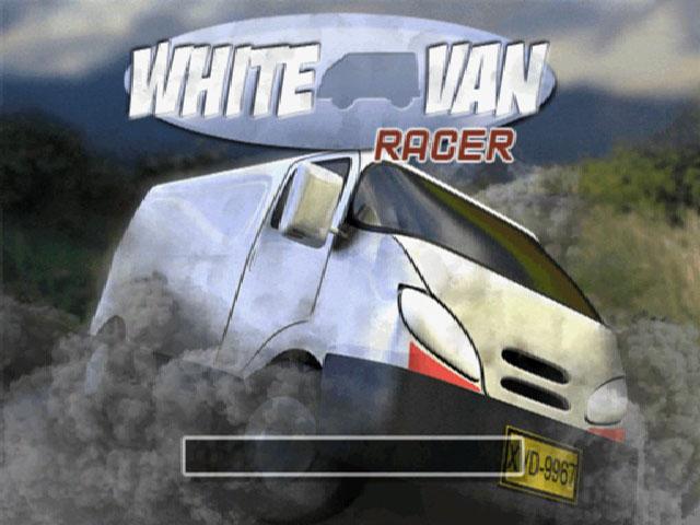 White Van Racer — Title screen
