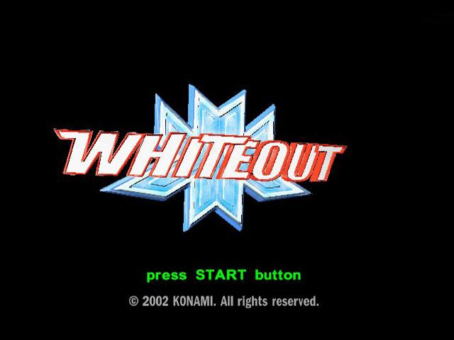 Whiteout — Title screen