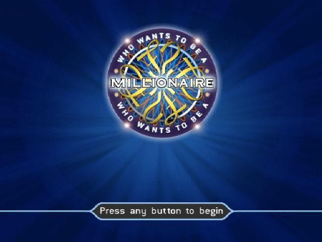 Who Wants to Be a Millionaire ? : Party Edition — Title screen