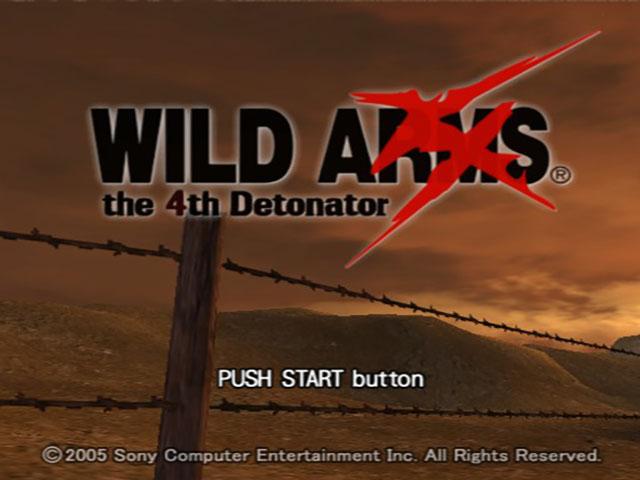 Wild Arms 4 — Title screen
