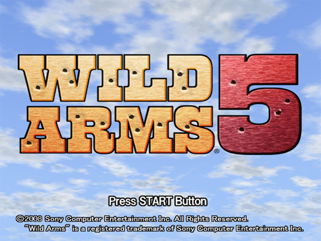 Wild Arms 5 — Title screen