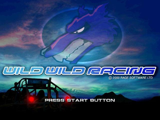Wild Wild Racing — Title screen