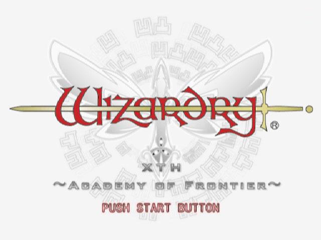 Wizardry Xth 2 : Mugen no Gakuto — Title screen