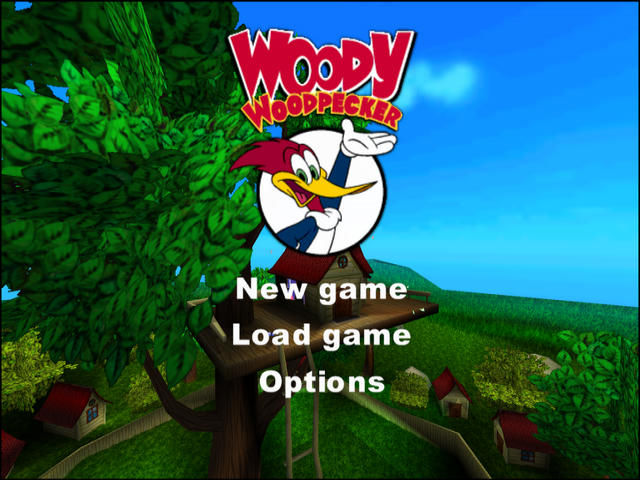 Woody Woodpecker — Title screen