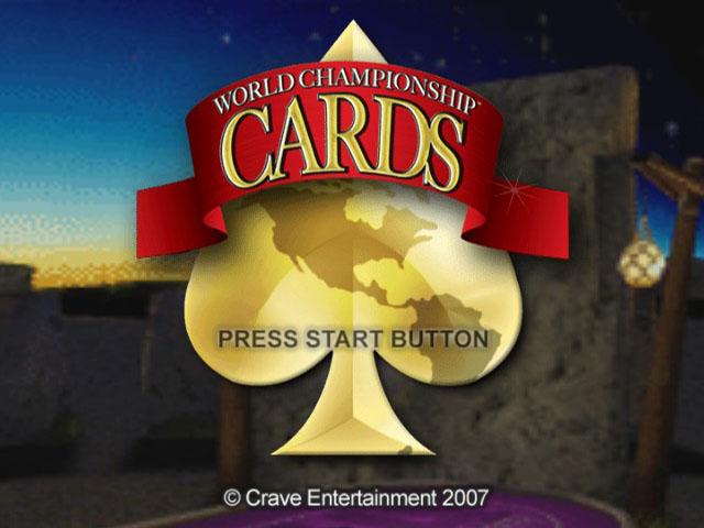 World Championship Cards — Title screen
