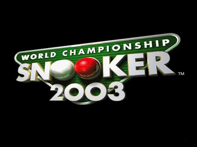 World Championship Snooker 2003 — Title screen