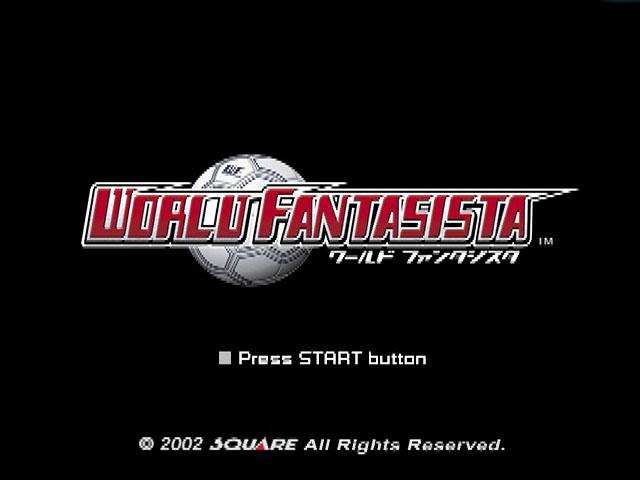 World Fantasista — Title screen