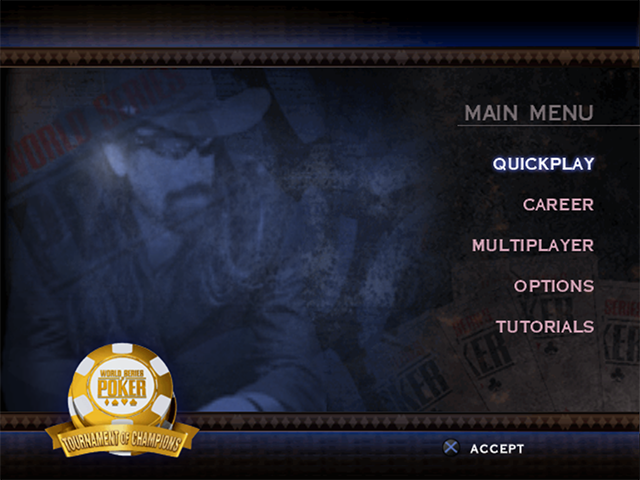 World Series of Poker : Tournament of Champions, 2007 Edition — Title screen