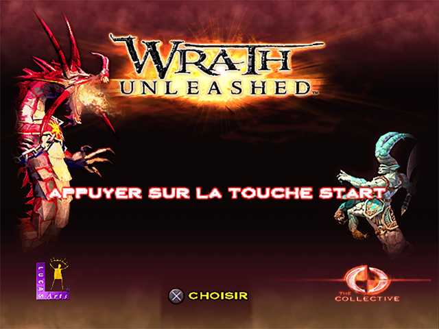 Wrath Unleashed — Title screen