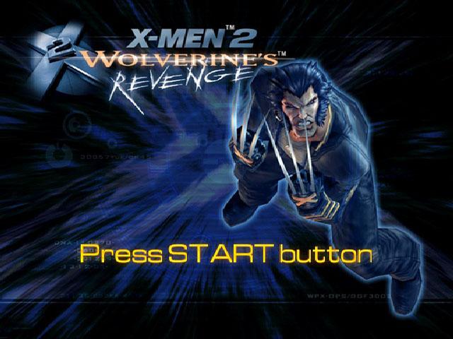 X-Men 2 : Wolverine's Revenge — Title screen