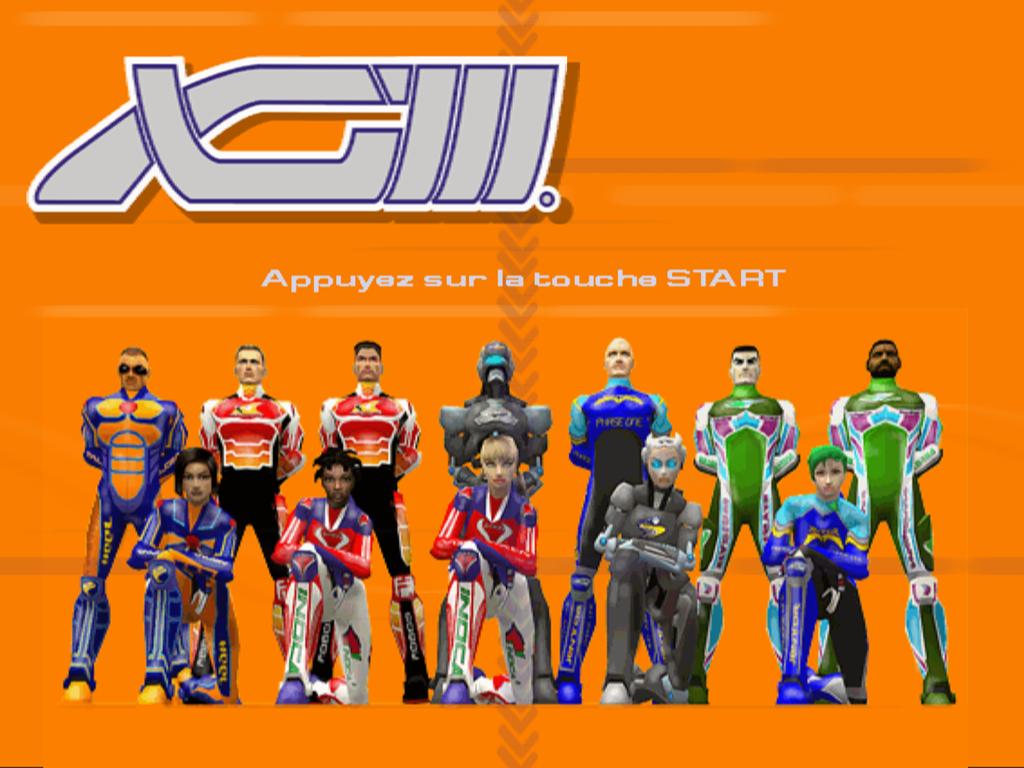 XGIII : Extreme G Racing — Title screen