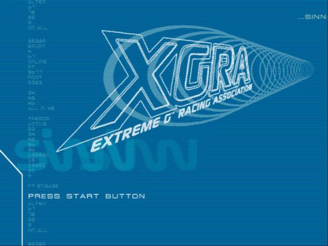 XGRA : Extreme G Racing Association — Title screen