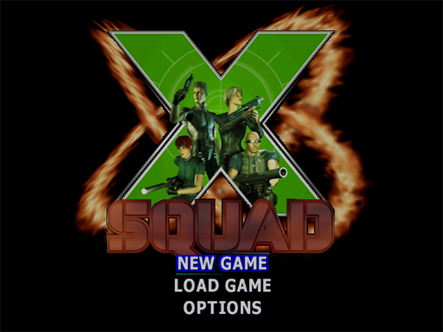 X Squad — Title screen