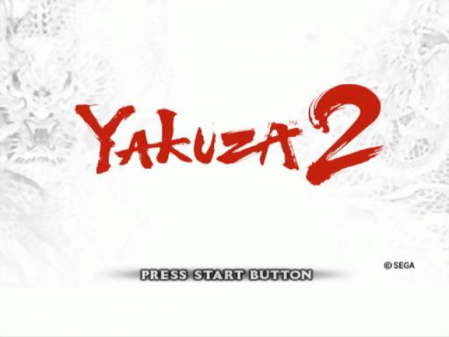 Yakuza 2 — Title screen