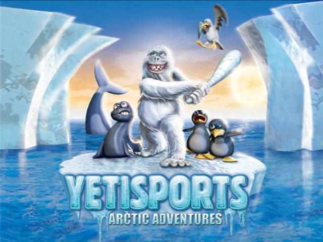Yetisports Arctic Adventures — Title screen