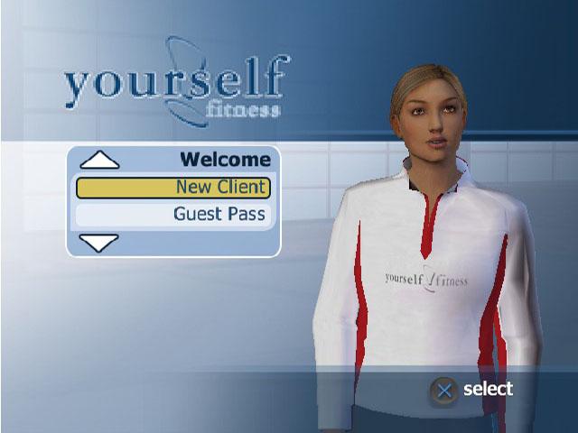 Yourself!Fitness — Title screen