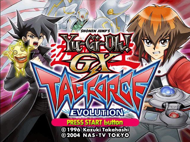 Yu-Gi-Oh! GX : Tag Force Evolution — Title screen