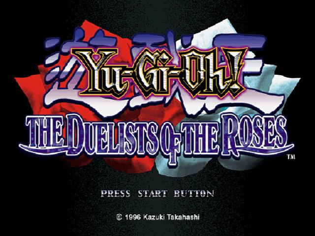 Yu-Gi-Oh! The Duelists of the Roses — Title screen