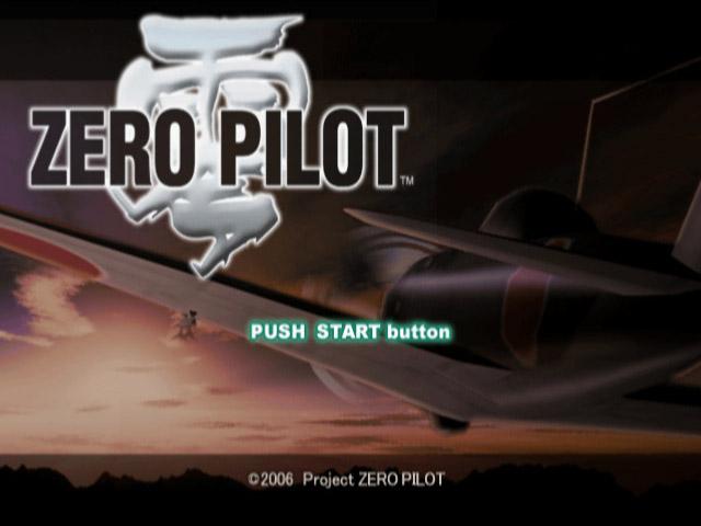 Zero Pilot : Kokuu no Kiseki — Title screen