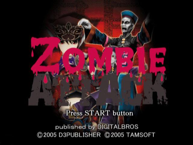 Zombie Attack — Title screen