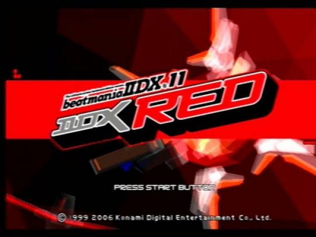 beatmania IIDX 11 : IIDX Red — Title screen