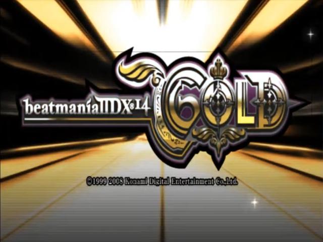beatmania IIDX 14 : Gold — Title screen
