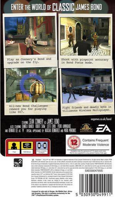 007 : From Russia with Love — Box back