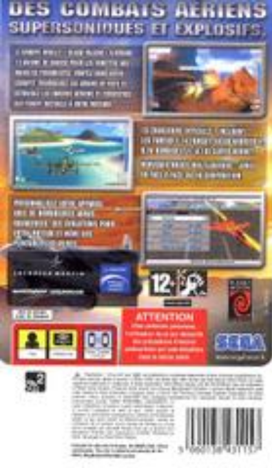 After Burner : Black Falcon — Box back