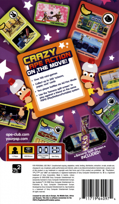 Ape Academy 2 — Box back