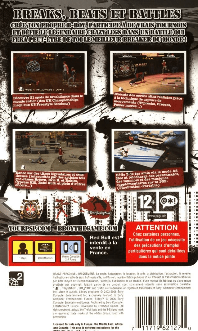 B-Boy — Box back