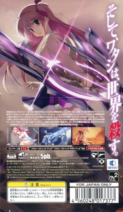 Chaos Head Noah — Box back