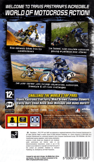 MTX Mototrax — Box back