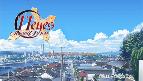 11 Eyes Crossover — Title screen