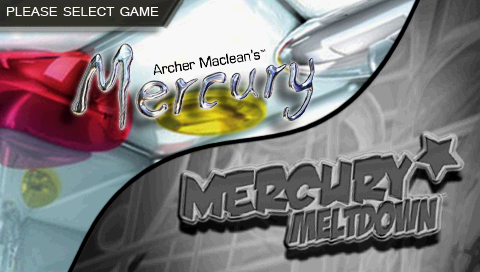 2 Games in 1! : Archer Maclean's Mercury & Mercury Meltdown — Title screen