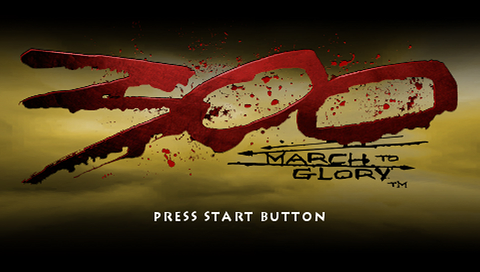 300 : March to Glory — Title screen