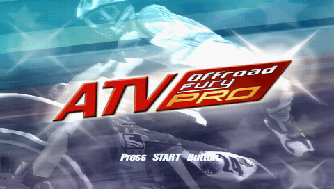 ATV Offroad Fury Pro — Title screen