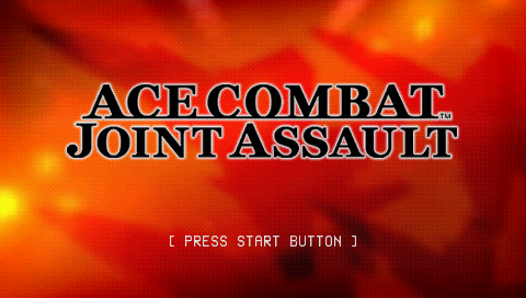 Ace Combat : Joint Assault — Title screen