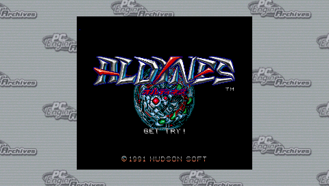 Aldynes - The Mission Code For Rage Crisis — Title screen