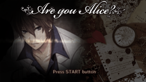 Are You Alice — Title screen