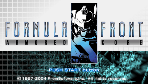 Armored Core : Formula Front, Extreme Battle — Title screen