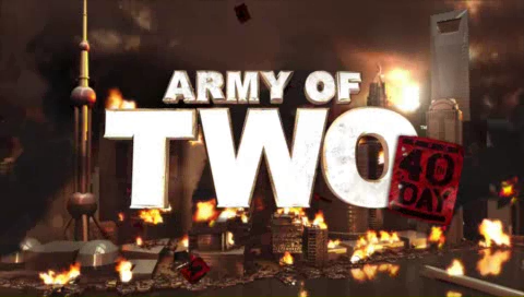 Army of Two : The 40th Day — Title screen