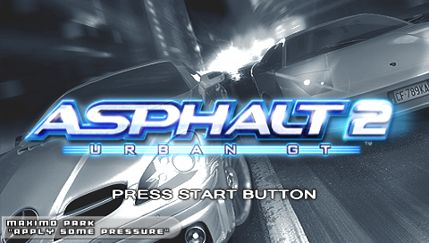 Asphalt : Urban GT 2 — Title screen